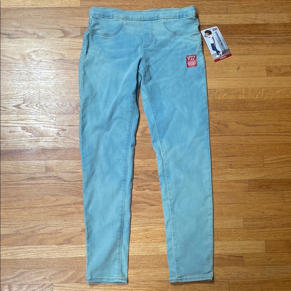 Levi’s size 16 kids stretch jeggings in light wash